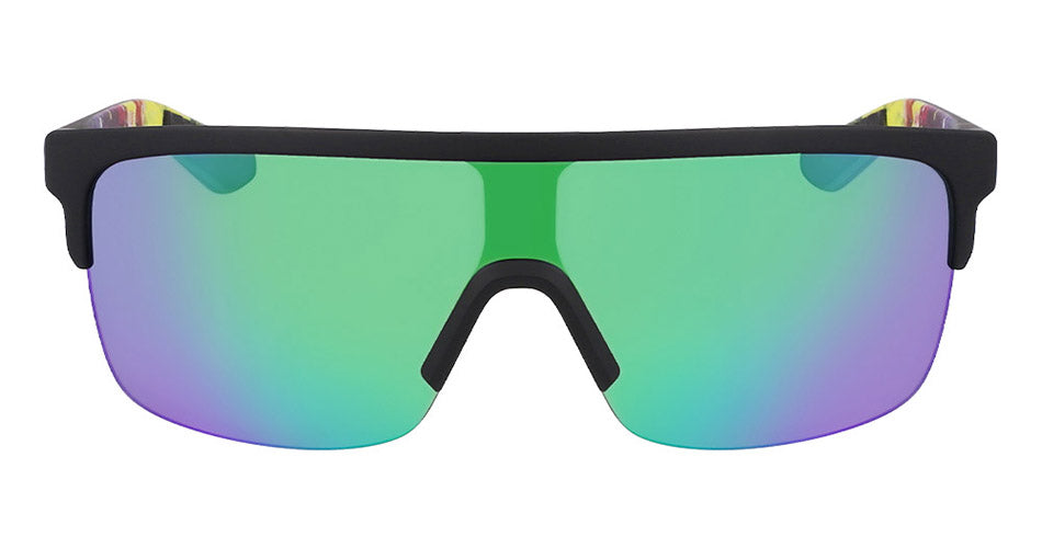 SLOTTED - Matte Black/Multi with Lumalens Green Ionized Lens