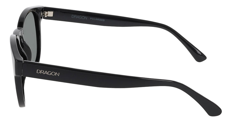 DRS1005 - Shiny Black with Green Lens
