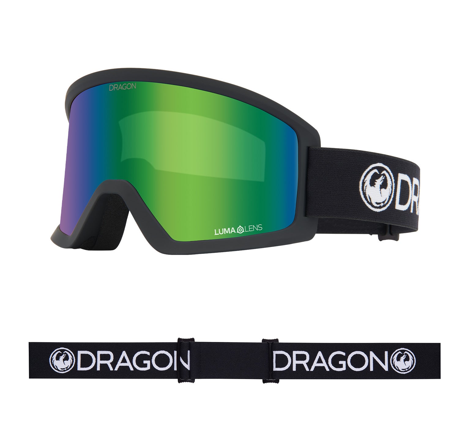 DX3 L OTG - Black with Lumalens Green Ionized Lens