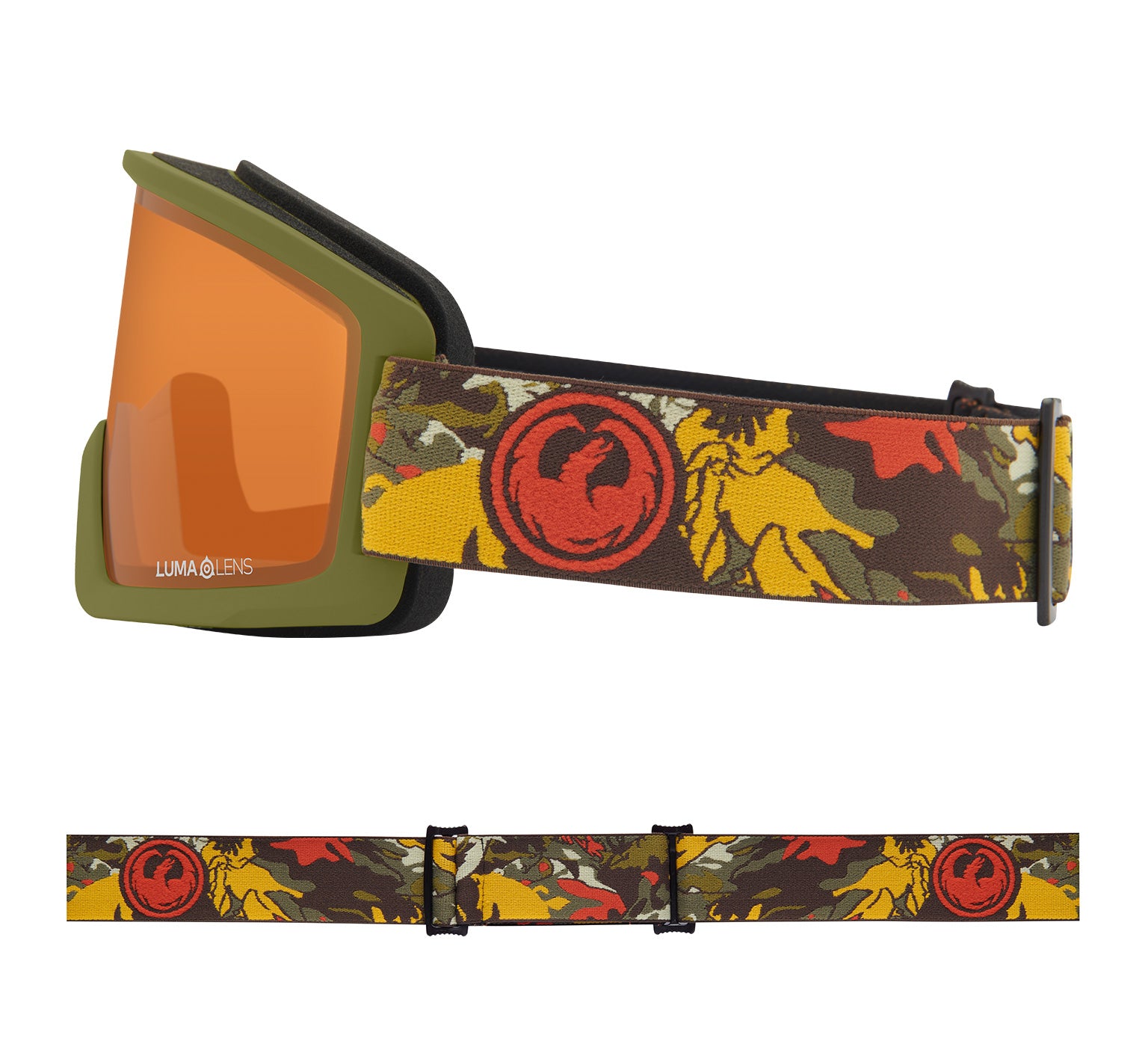 DX3 L OTG - Leafy Camo with Lumalens Amber Lens