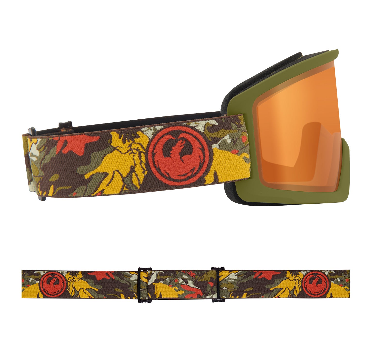 DX3 L OTG - Leafy Camo with Lumalens Amber Lens