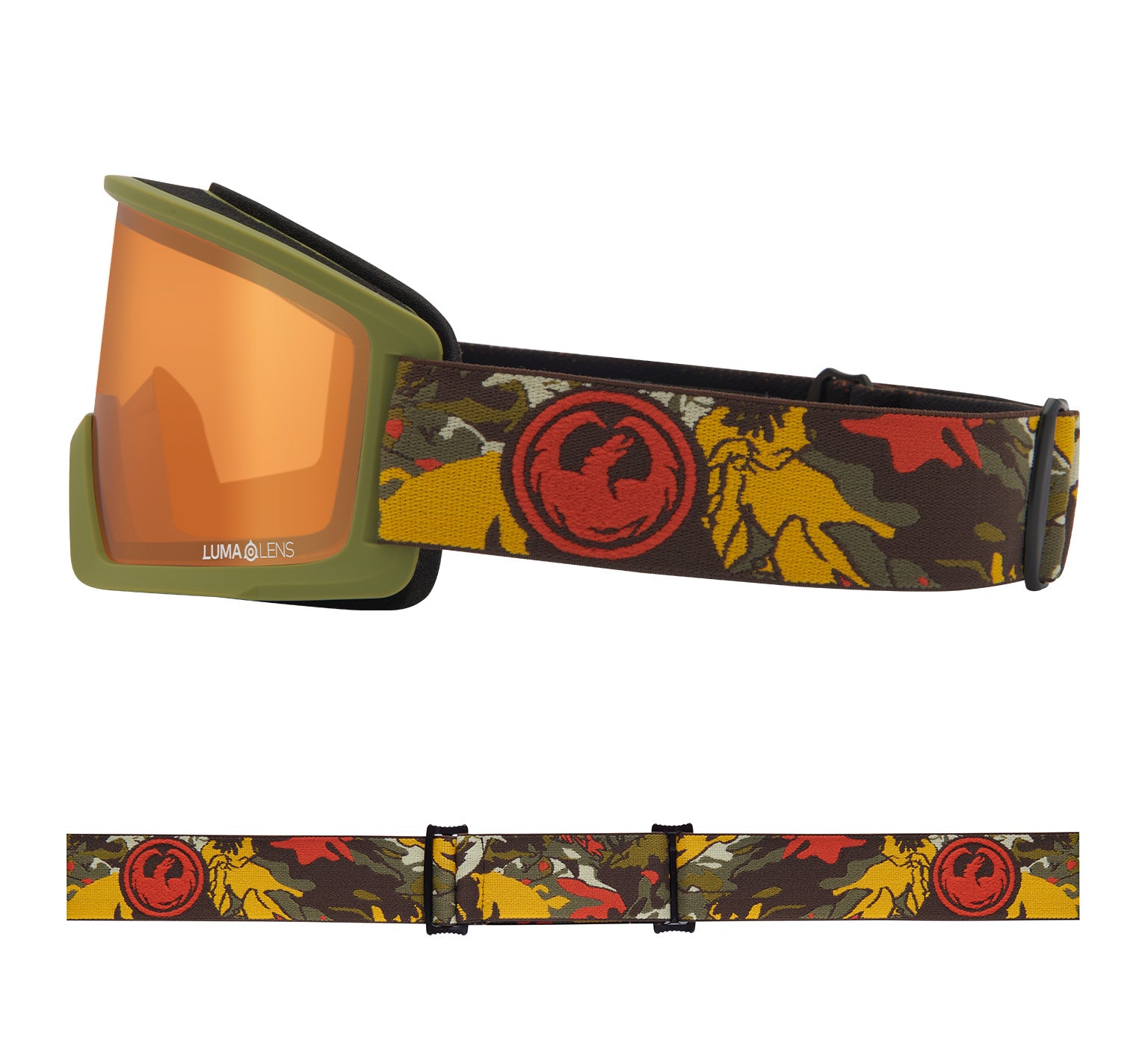 DX3 OTG - Leafy Camo with Lumalens Amber Lens
