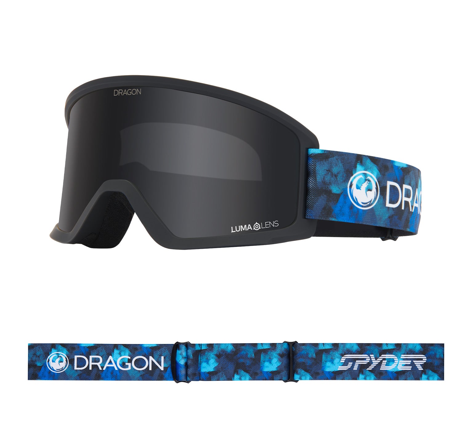 DX3 OTG - Cobalt Block Camo Spyder Collab with Lumalens Dark Smoke Lens