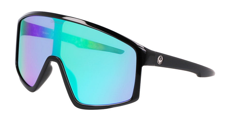 AMPED - Black/Multi-verse with Lumalens Green Ionized Lens