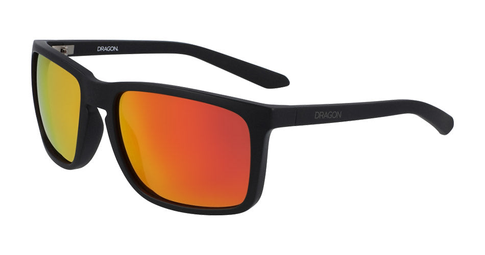 MELEE - Matte Black with Orange Ionized Lens