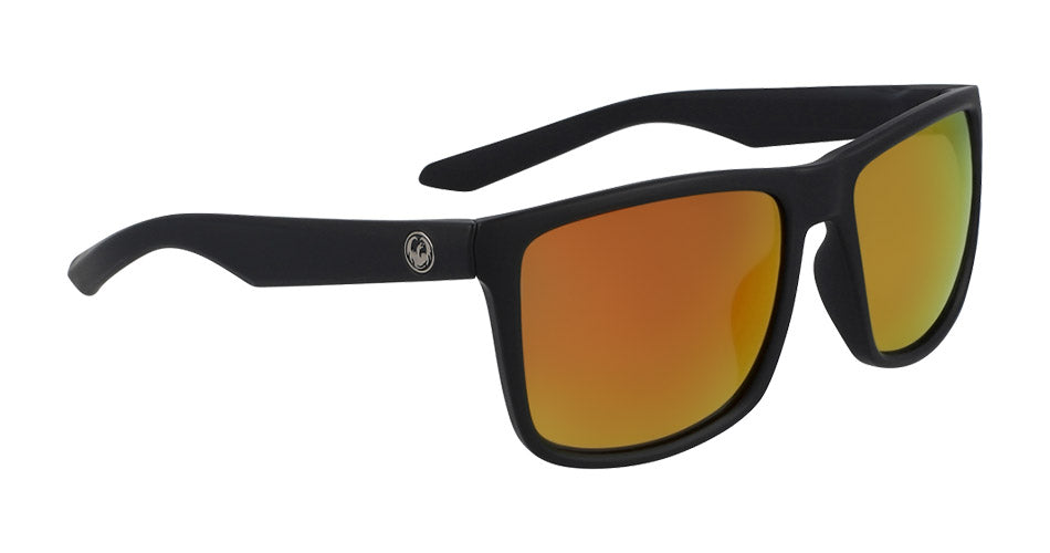 MERIDIEN - Matte Black with Lumalens Orange Ionized Lens