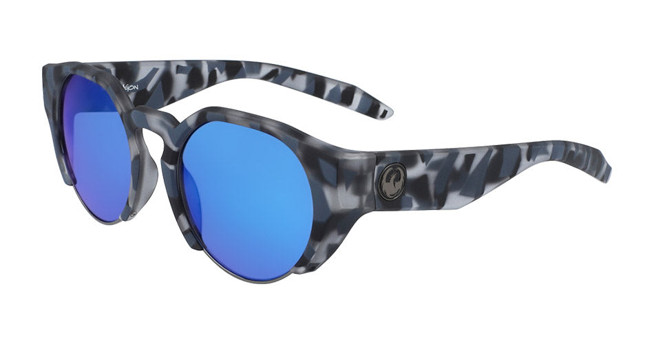 COMPASS - Matte Midnight Tortoise with Lumalens Blue Ionized Lens