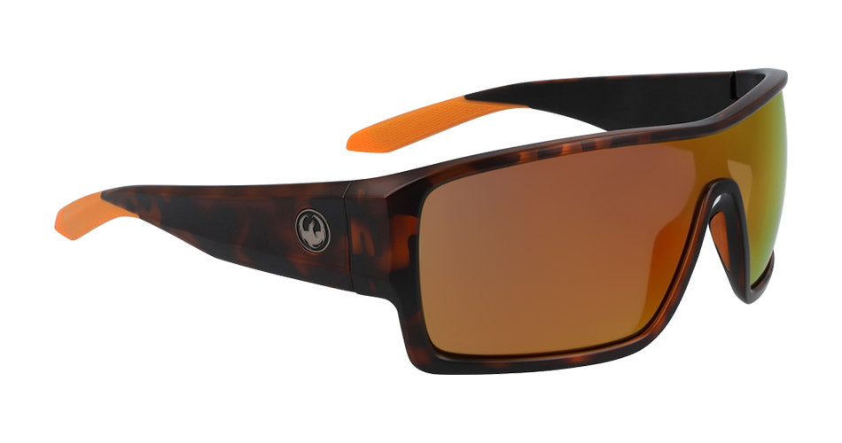 FLASH - Matte Dark Tortoise with Lumalens Orange Ionized Lens