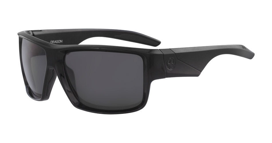 DEADLOCK - Shiny Black with Polarized Lumalens Smoke Lens