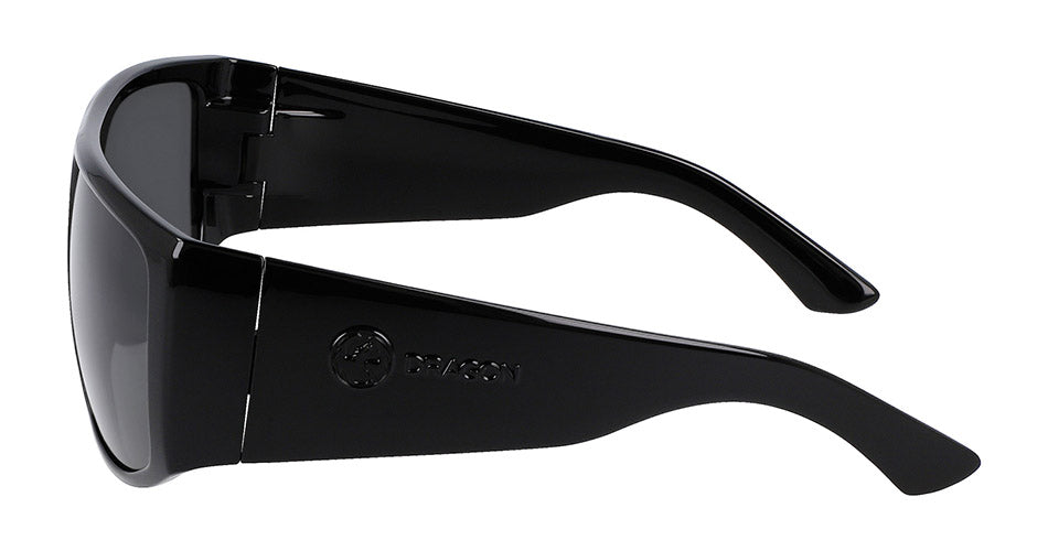 FIN - Shiny Black with Lumalens Smoke Lens