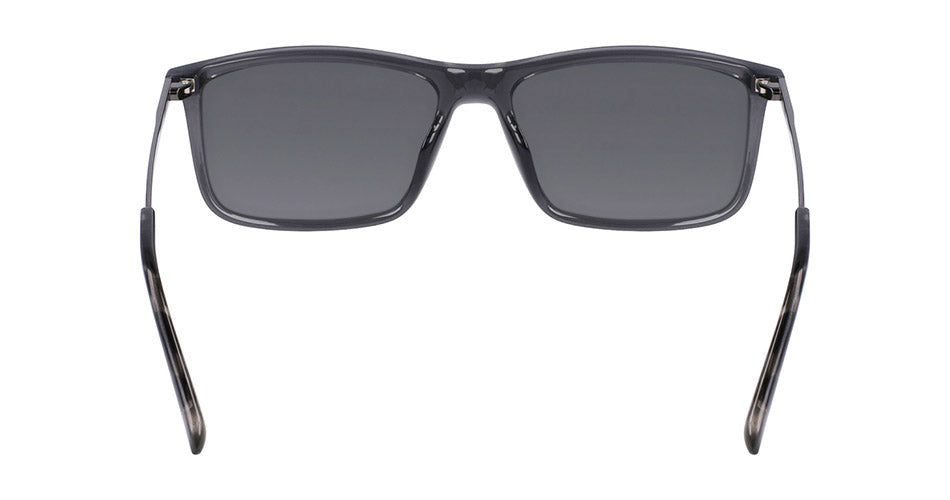 DAMIEN - Shiny Grey Crystal Black Tortoise with Lumalens Smoke Lens