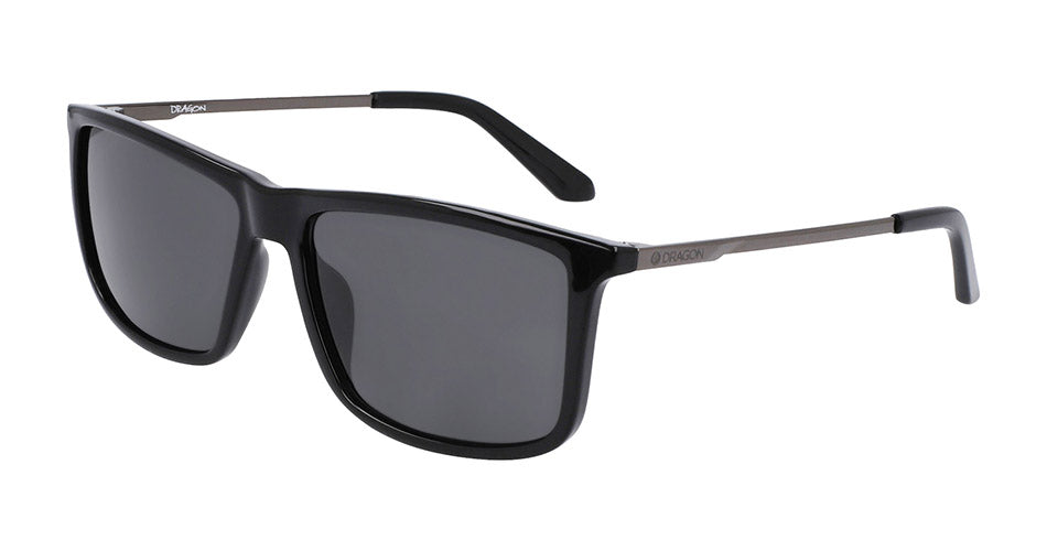 DAMIEN - Shiny Black with Lumalens Smoke Lens