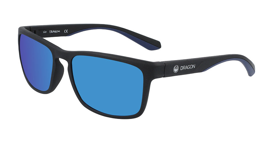 BLAISE - Matte Black with Lumalens Blue Ionized Lens