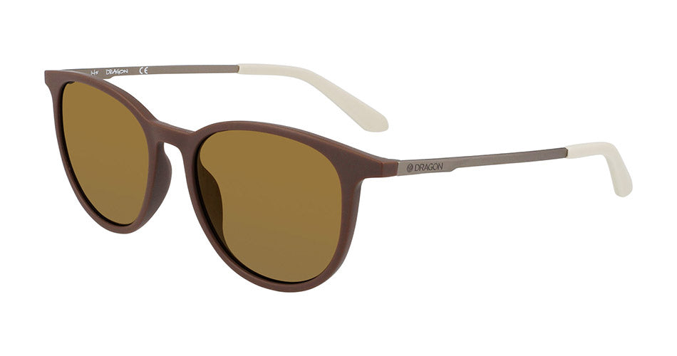 BILLIE - Matte Dark Brown with Lumalens Rose Copper Ionized Lens