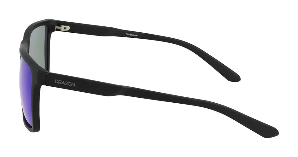 SPARROW - Matte Black with Lumalens Blue Ionized Lens