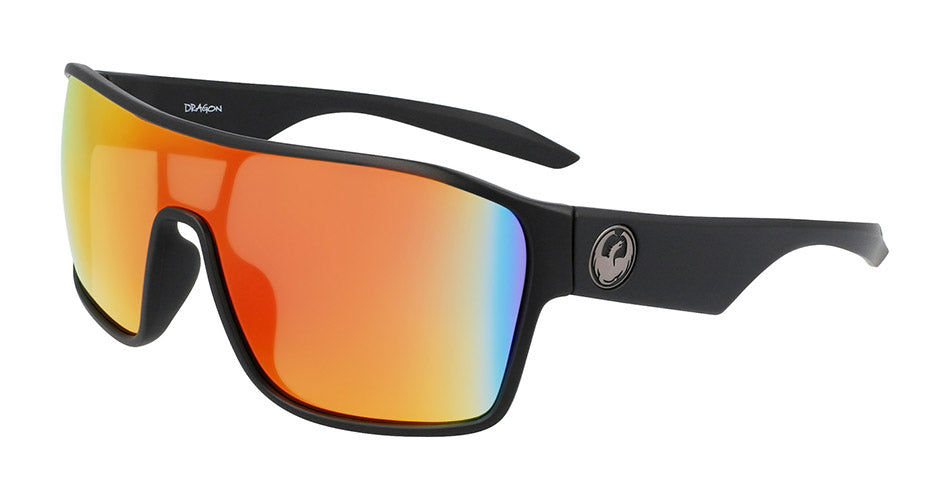 TOLM - Matte Black with Lumalens Red Ionized Lens