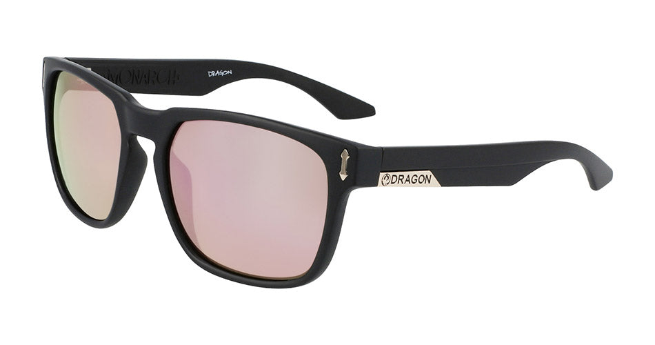 MONARCH - Matte Black with Lumalens Rose Gold Lens - OLD ITALY SKU