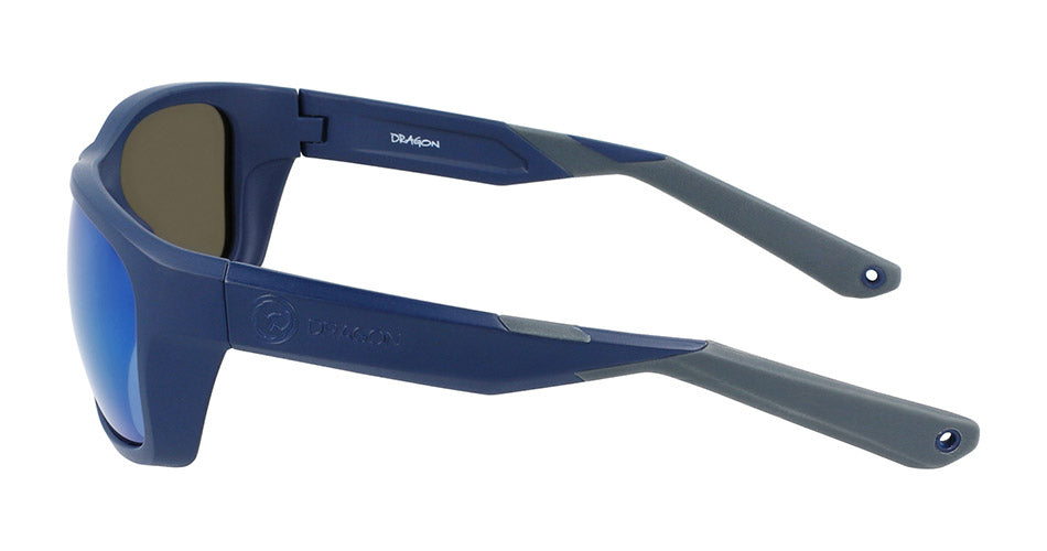 SHORE X - Matte Navy H2O with Polarized Lumalens Blue Ionized Lens