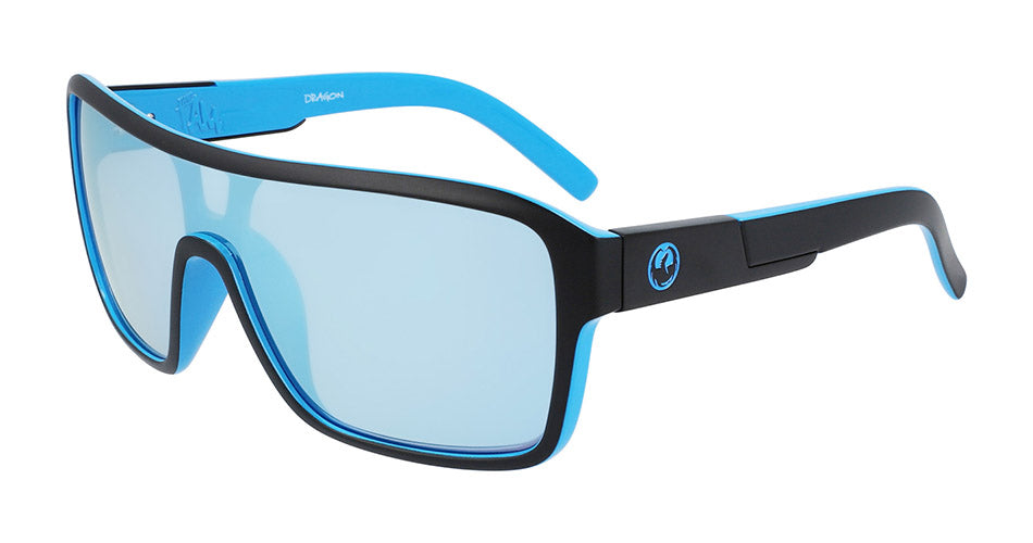 REMIX - Matte Black with Lumalens Sky Blue Ionized Lens - OLD ITALY SKU