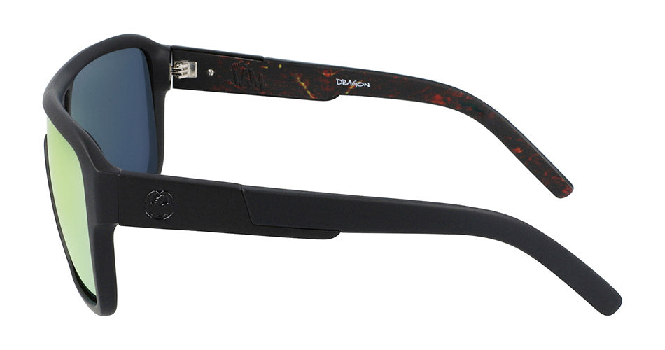 REMIX - Matte Black/Inferno with Lumalens Red Ionized Lens