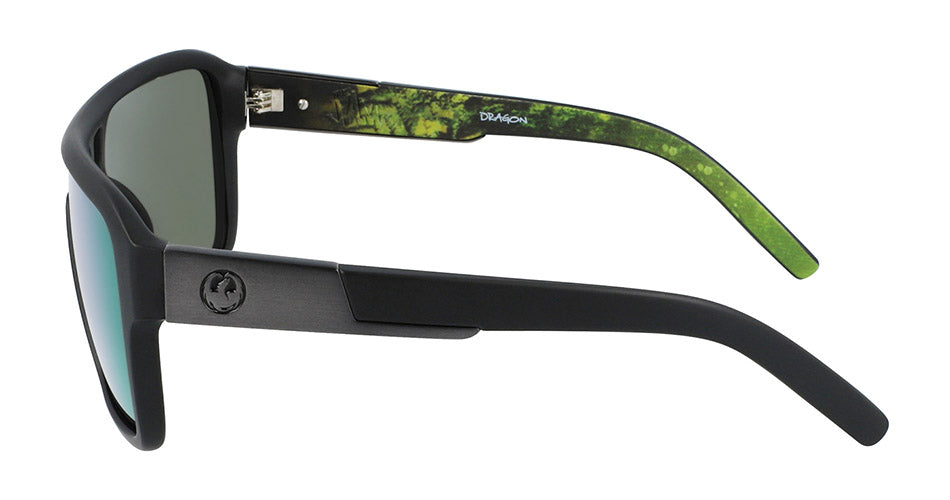 REMIX - Matte Black/Terrafirma with Lumalens Green Ionized Lens