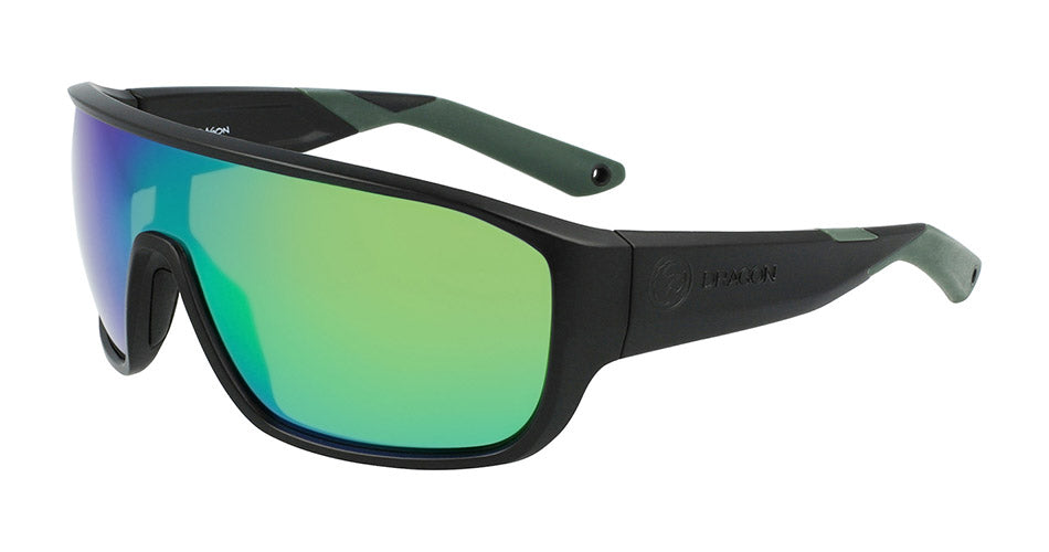 VESSEL X - Matte Black H2O with Polarized Lumalens Green Ionized Lens