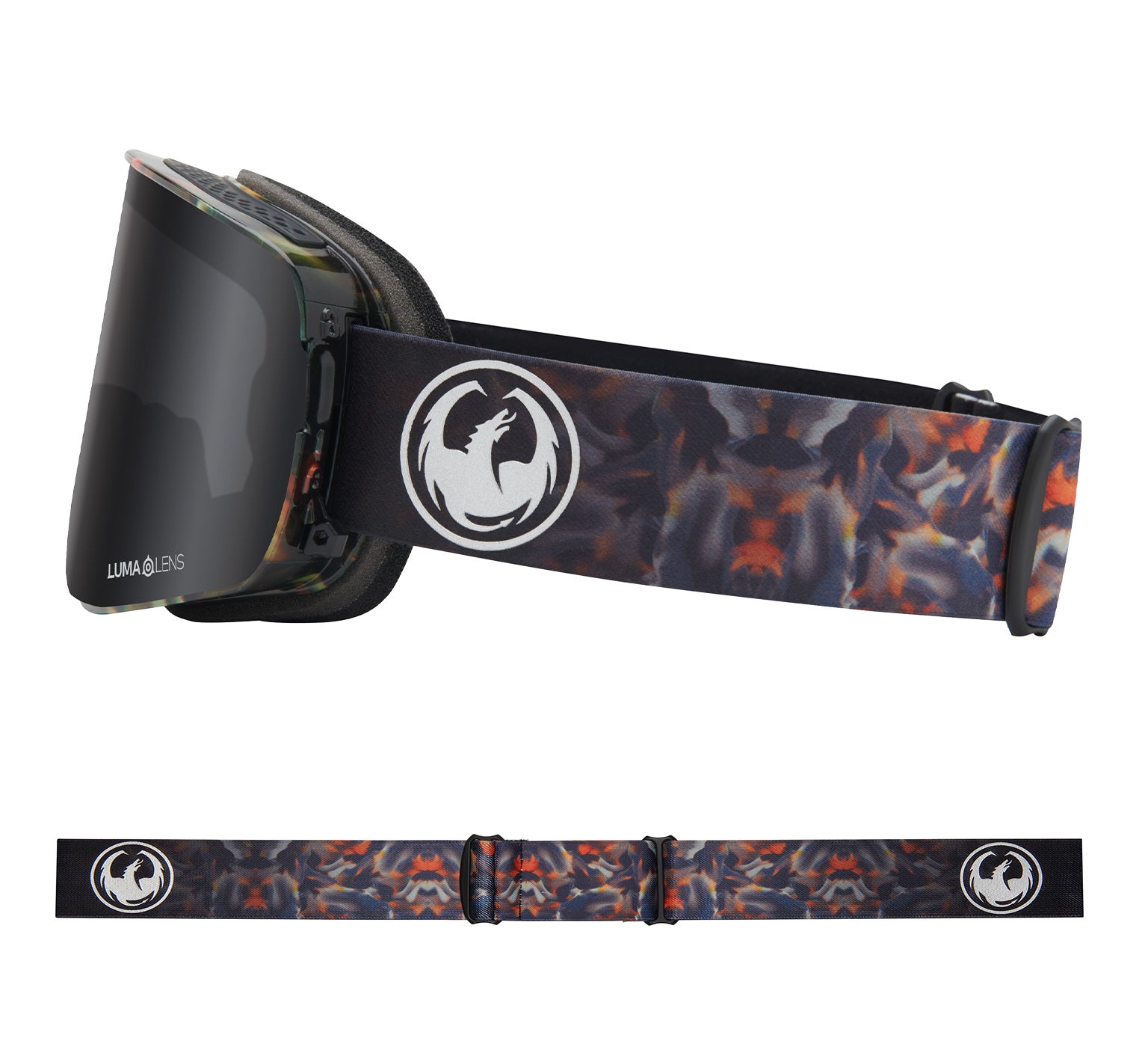 NFX2 - Fire Leaf with Lumalens Dark Smoke & Lumalens Amber Lens