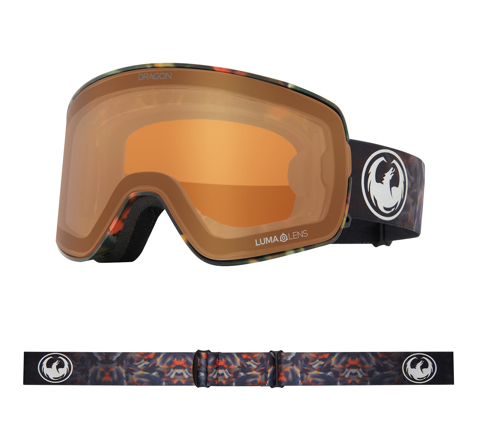 NFX2 - Fire Leaf with Lumalens Dark Smoke & Lumalens Amber Lens