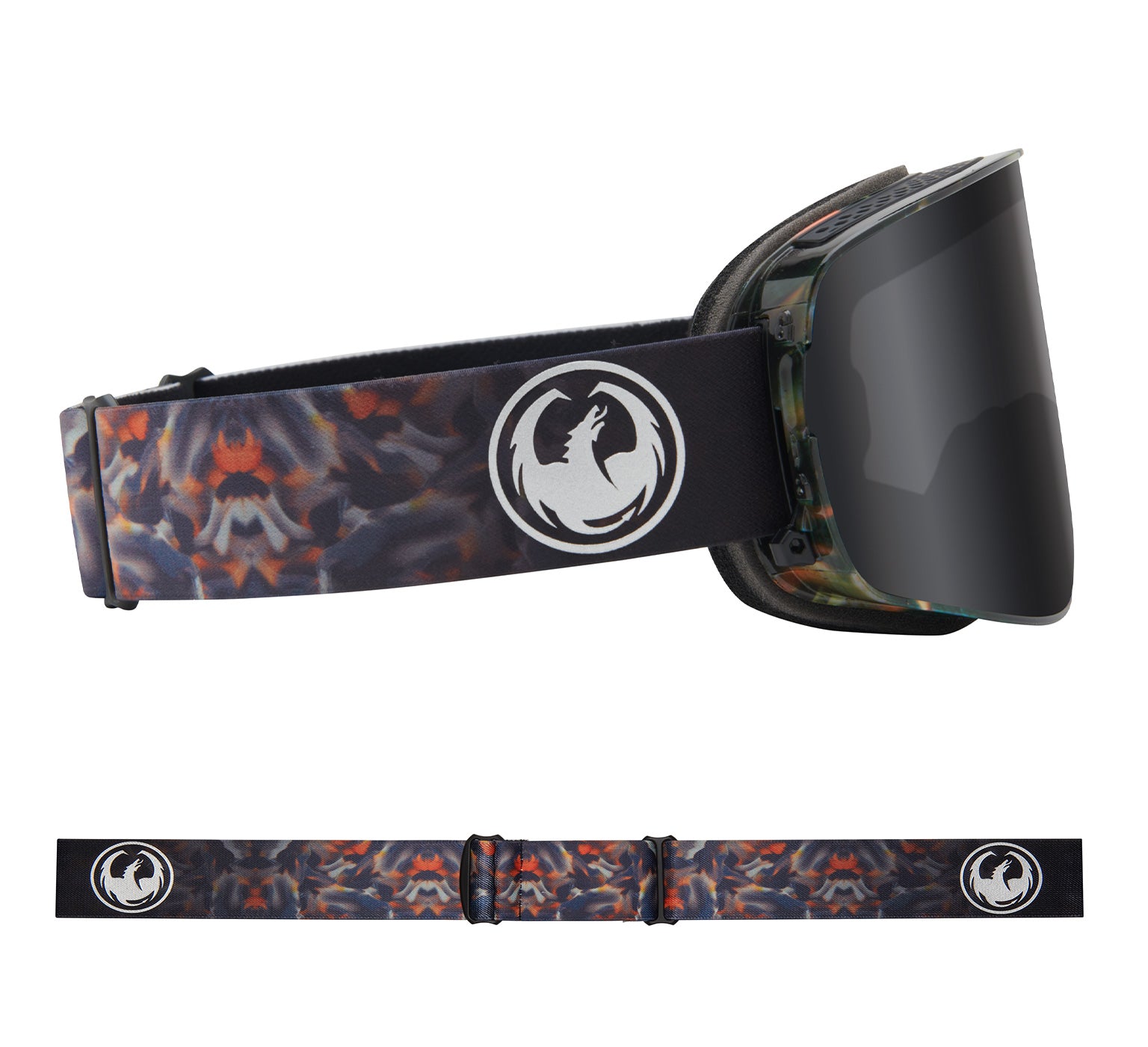 NFX2 - Fire Leaf with Lumalens Dark Smoke & Lumalens Amber Lens