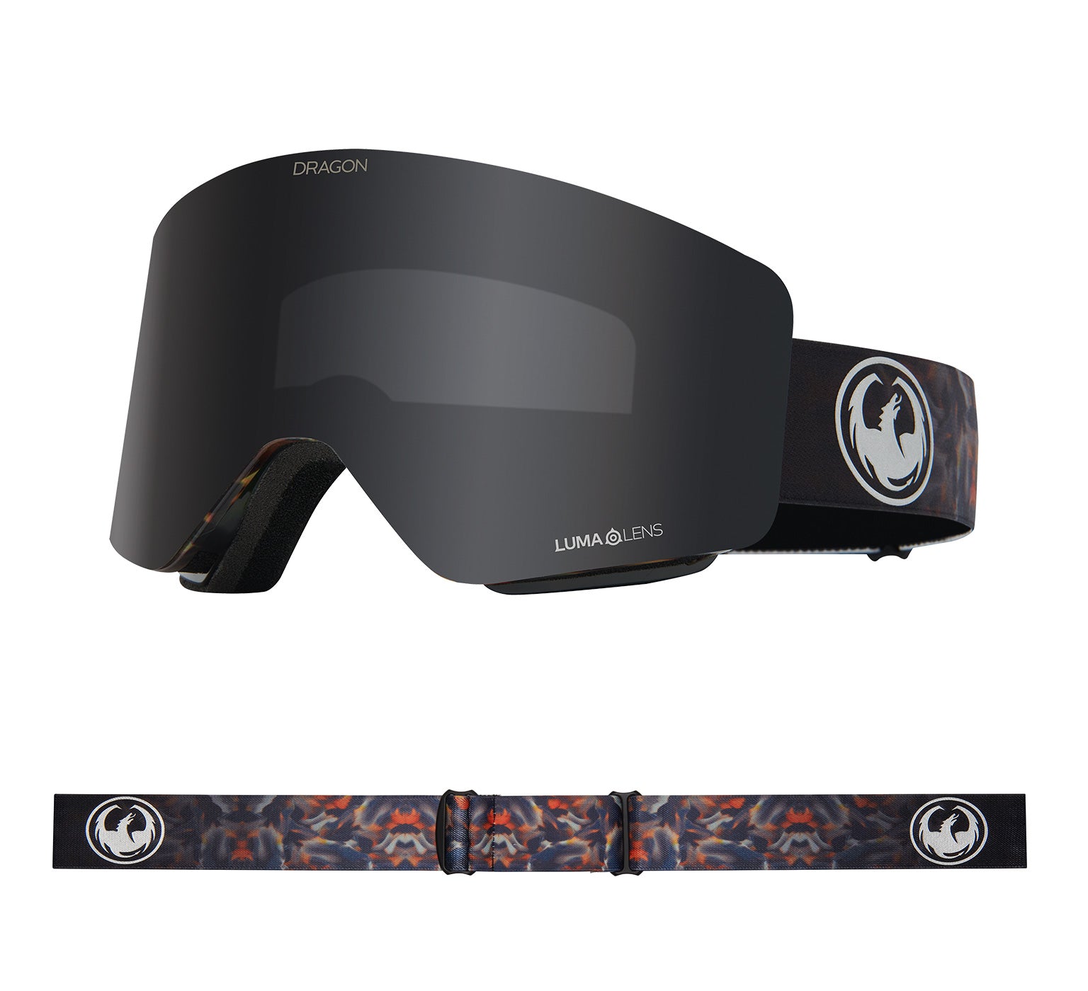 R1 OTG - Fire Leaf with Lumalens Dark Smoke & Lumalens Amber Lens