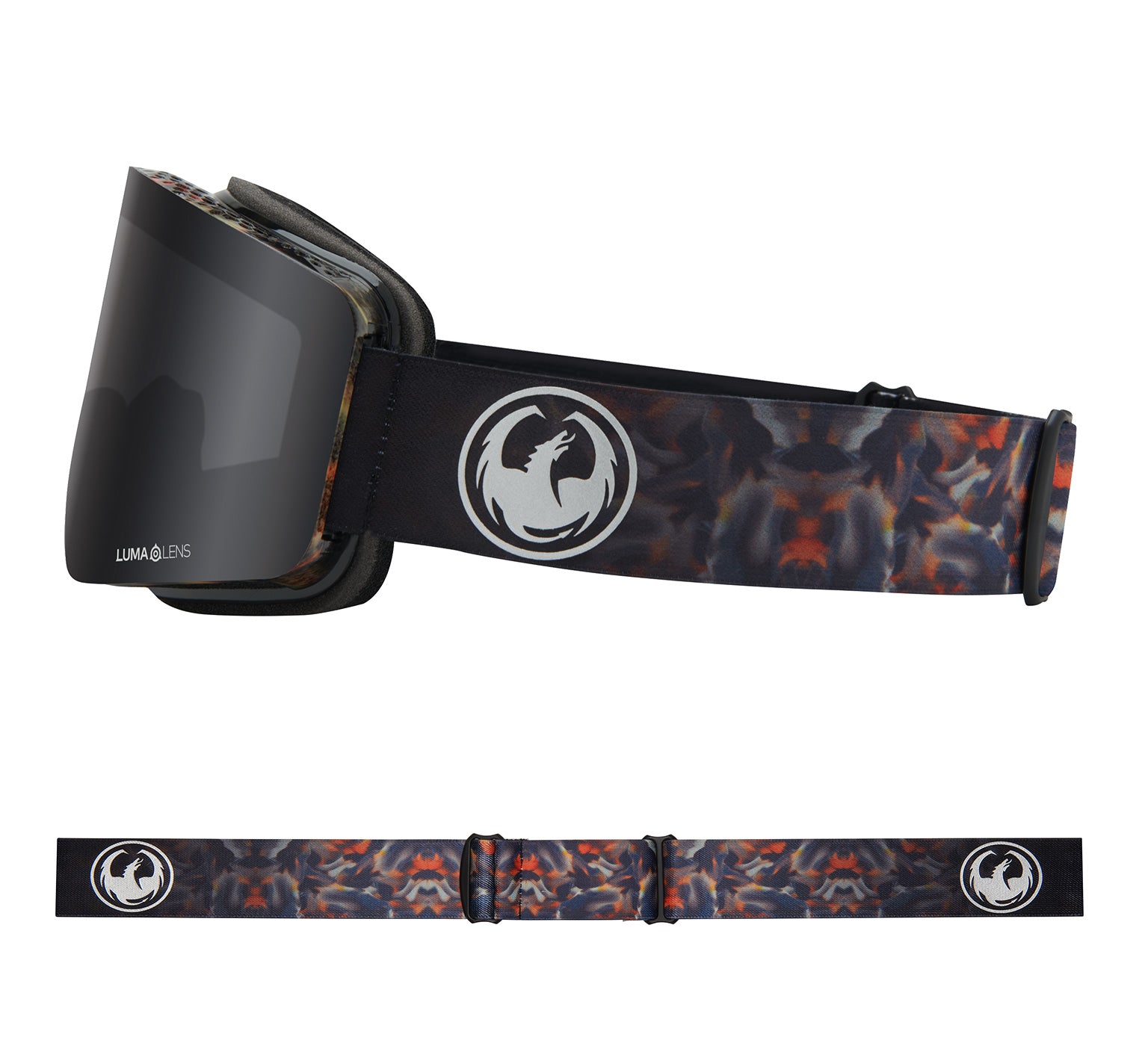 R1 OTG - Fire Leaf with Lumalens Dark Smoke & Lumalens Amber Lens