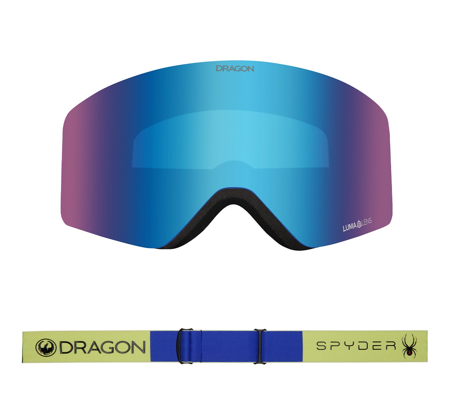 R1 OTG - Electric Blue Spyder Collab with Lumalens Blue Ionized & Lumalens Amber Lens