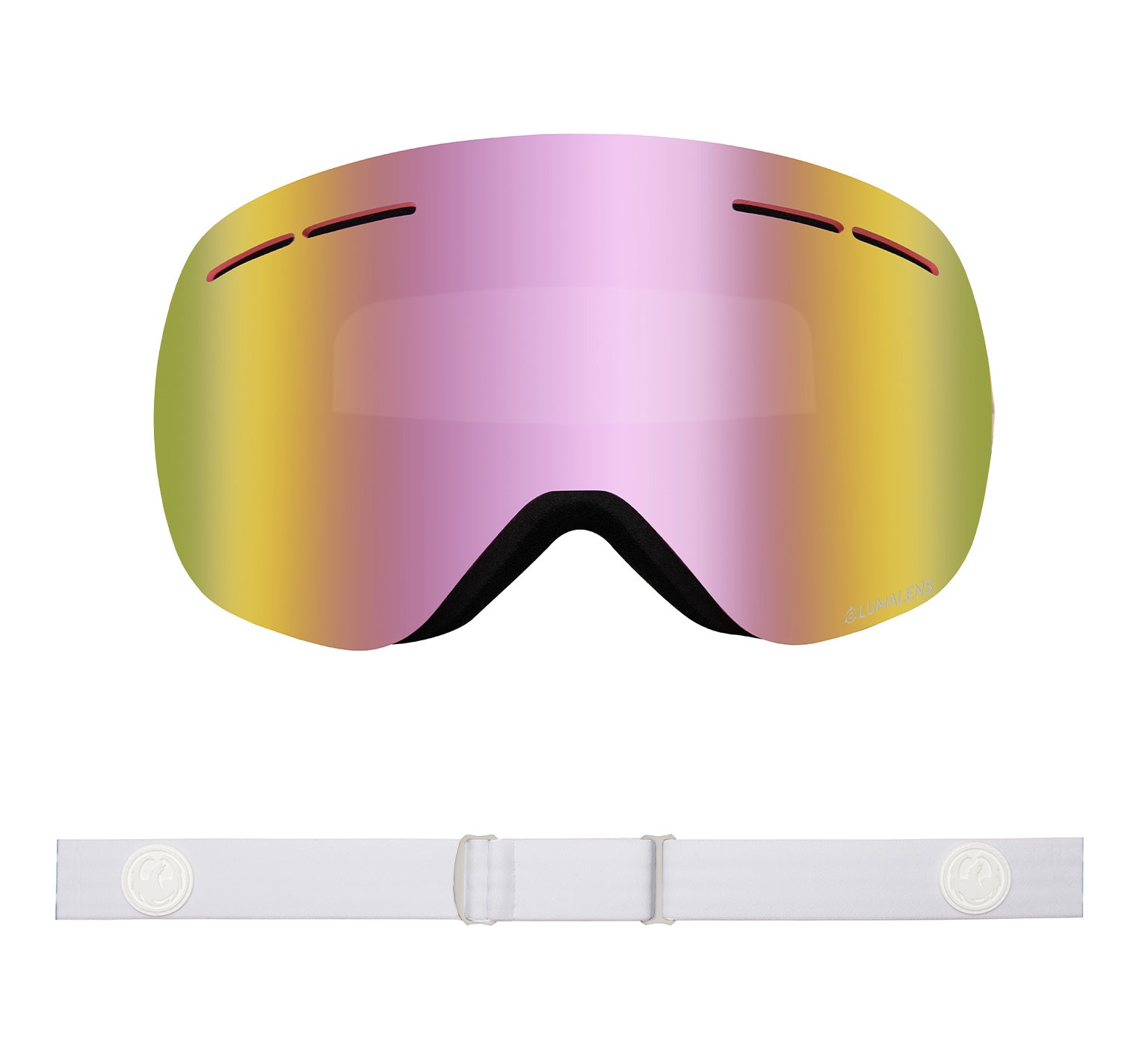X1s - Whiteout with Lumalens Pink Ionized & Lumalens Dark Smoke Lens