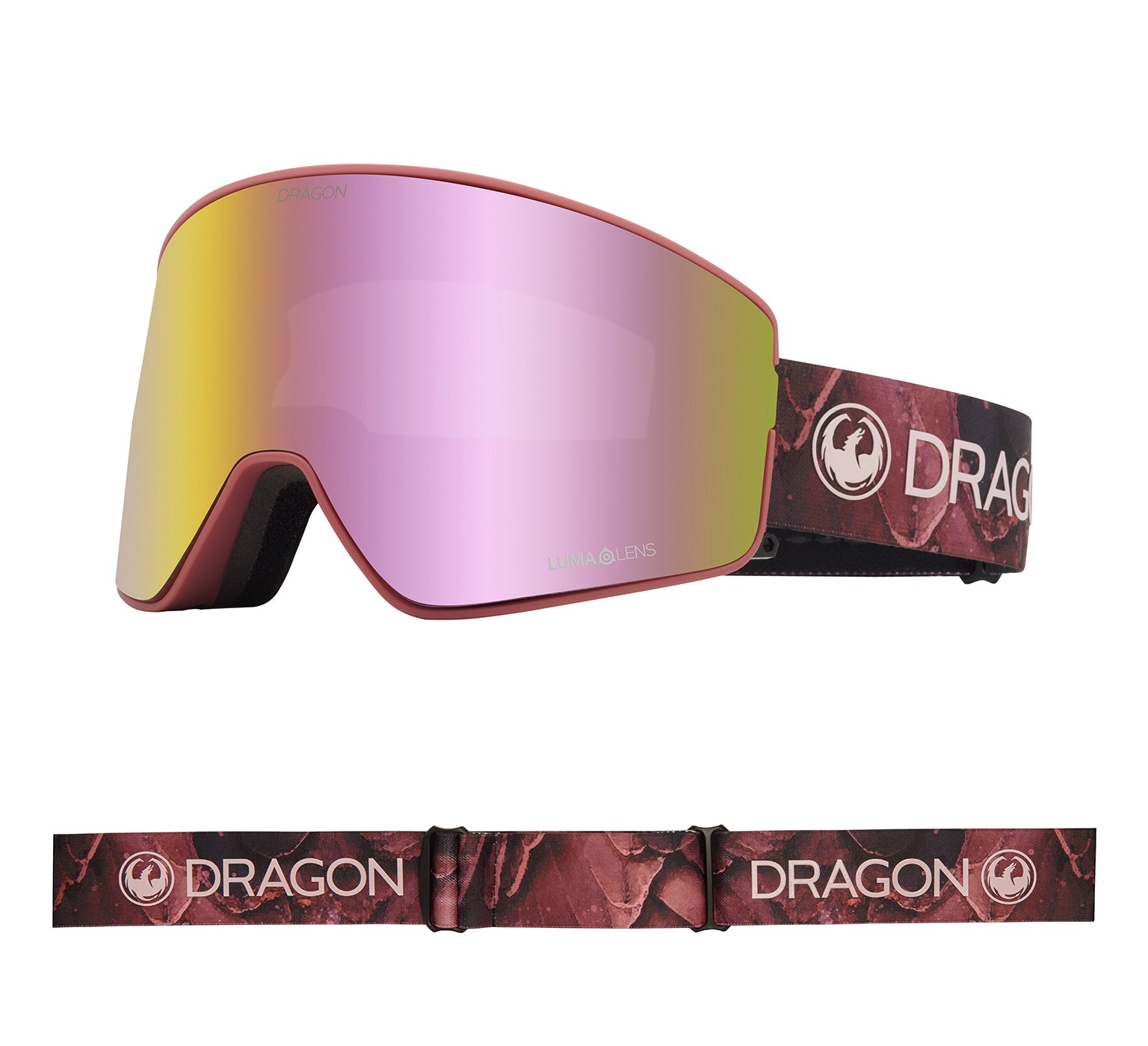 PXV2 - Rose with Lumalens Dark Smoke & Lumalens Pink Ionized Lens