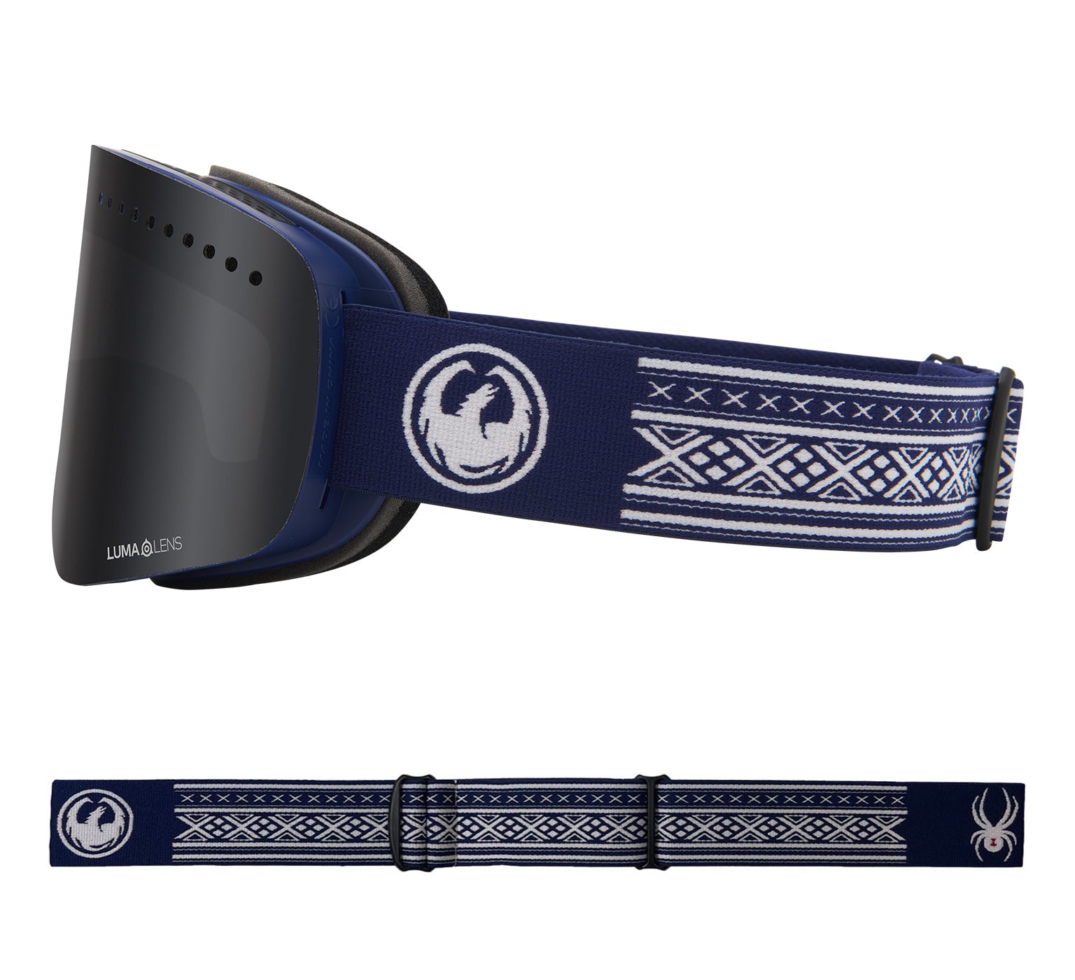 NFX - Alex Hall Spyder Collab with Lumalens Dark Smoke & Lumalens Light Rose Lens