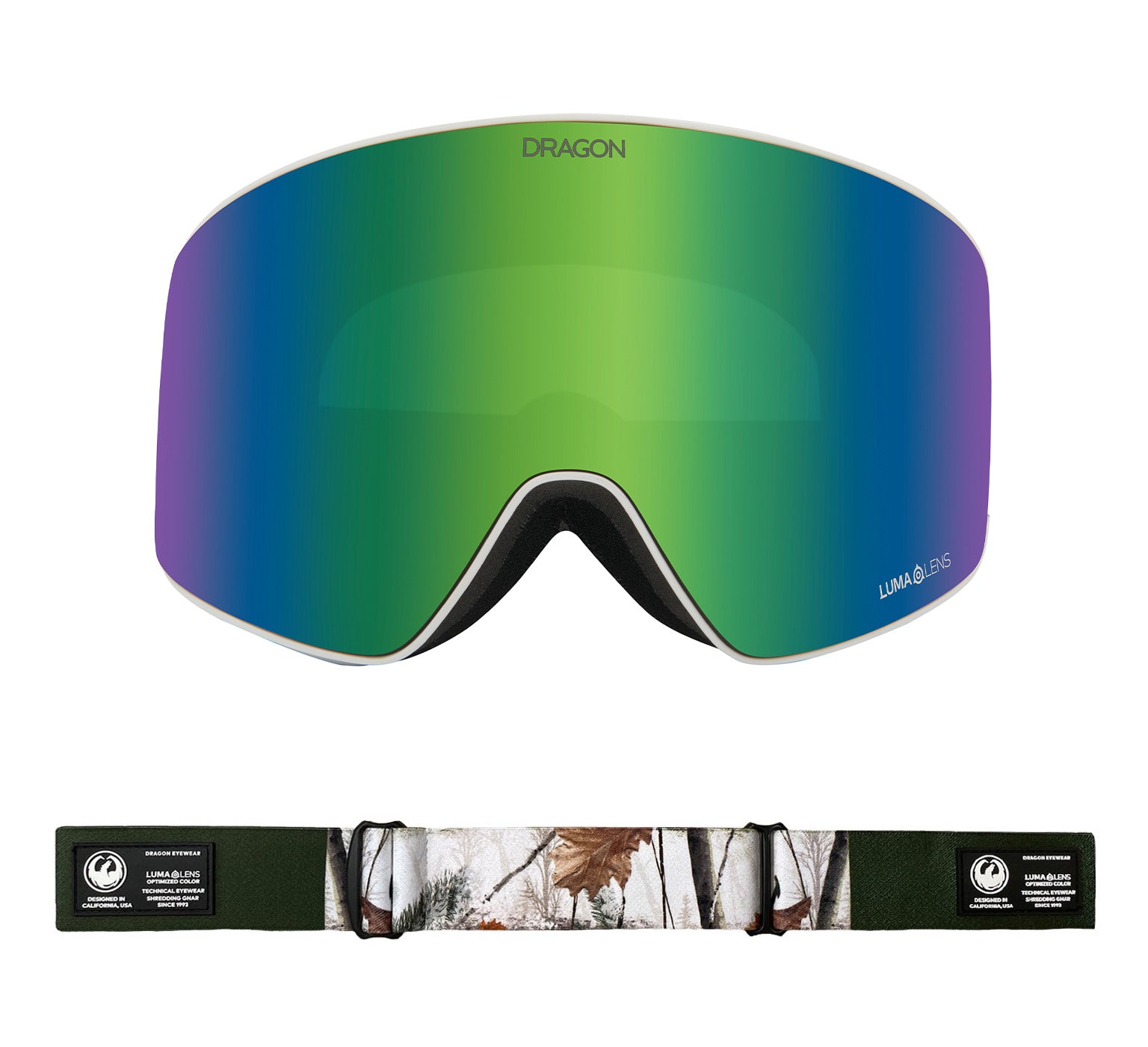 PXV - Alpine Camo with Lumalens Green Ionized & Lumalens Amber Lens
