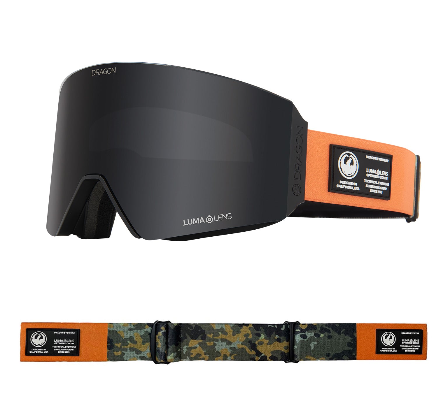 RVX OTG - Bush Camo with Lumalens Dark Smoke & Lumalens Amber Lens