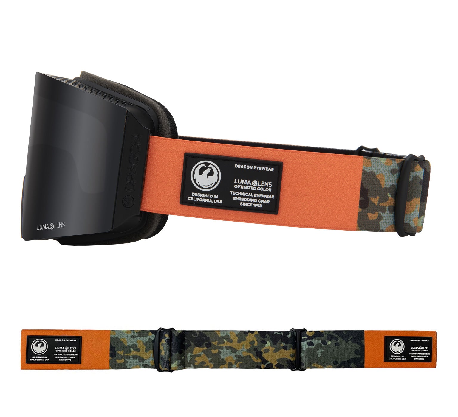 RVX OTG - Bush Camo with Lumalens Dark Smoke & Lumalens Amber Lens