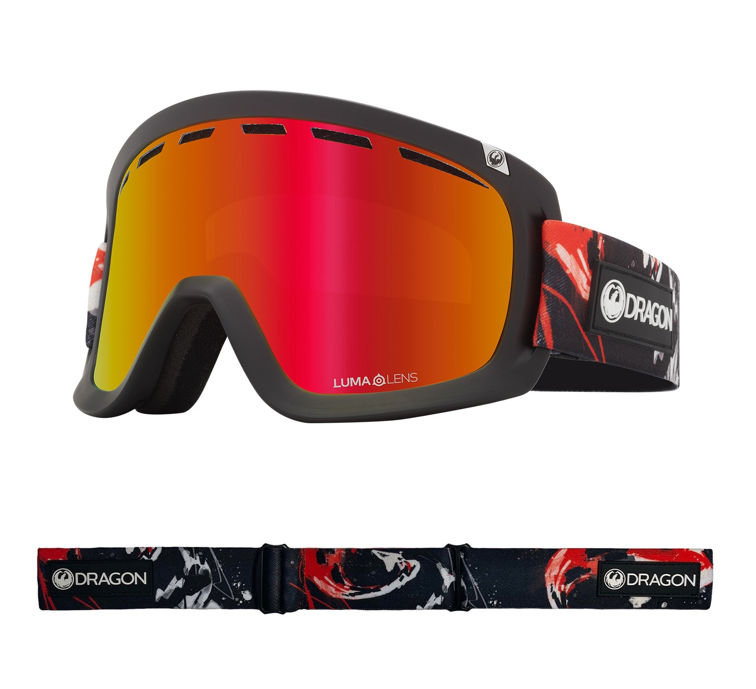 D1 OTG - Koi with Lumalens Red Ionized & Lumalens Light Rose Lens