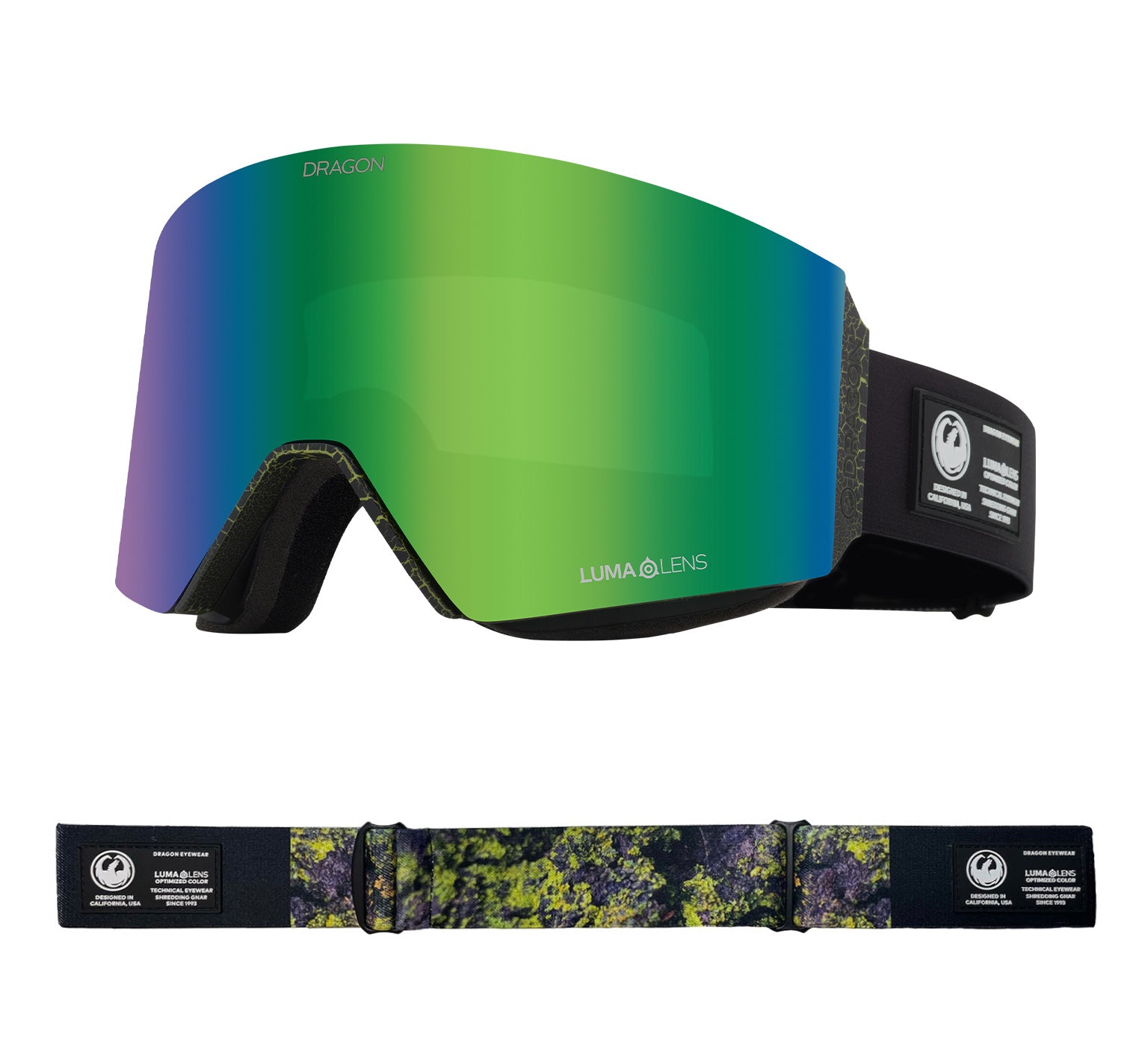 RVX MAG OTG - Lichen with Lumalens Green Ionized & Lumalens Amber Lens