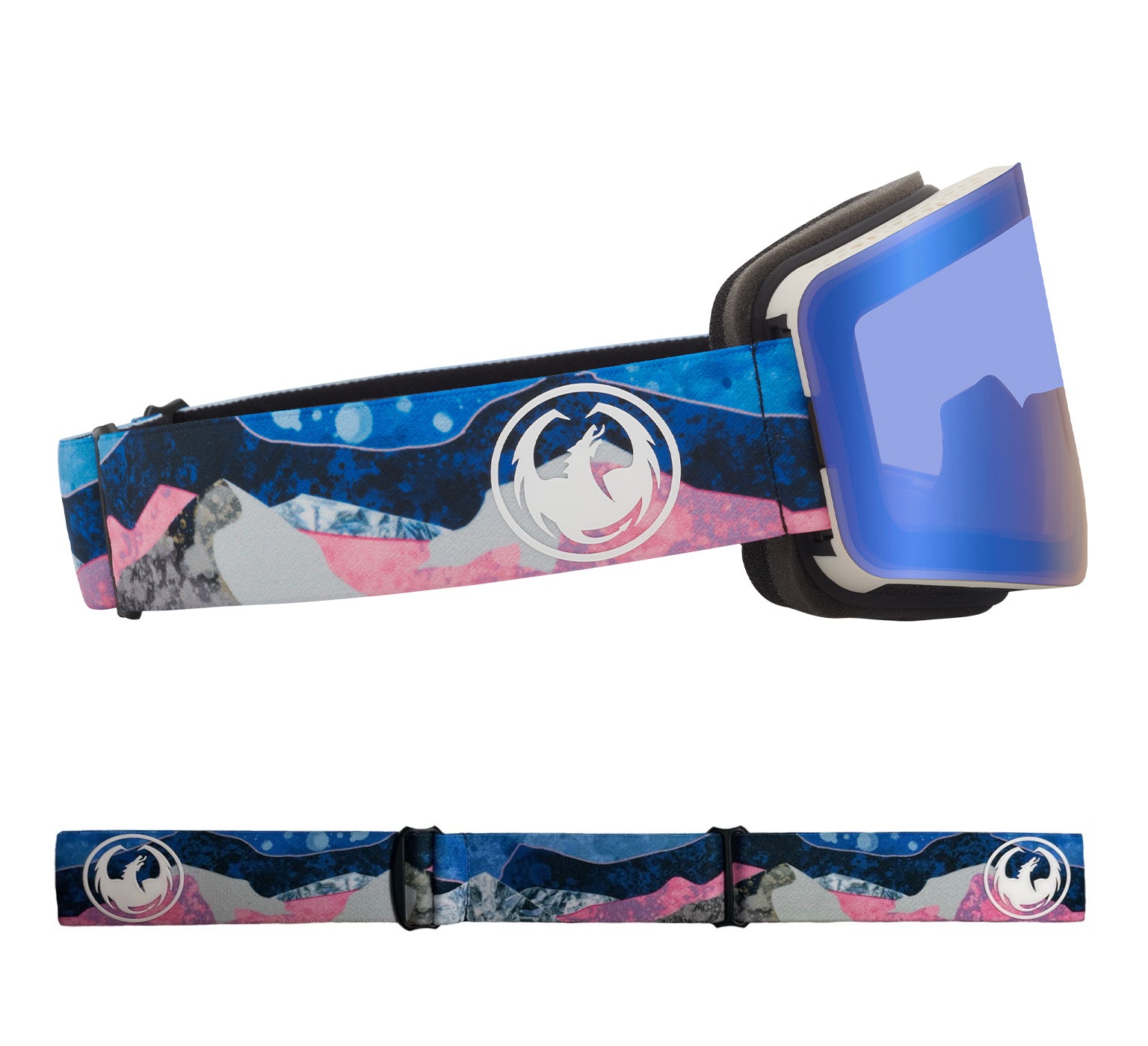 R1 OTG - Mountain Bliss with Lumalens Flash Blue & Lumalens Dark Smoke Lens