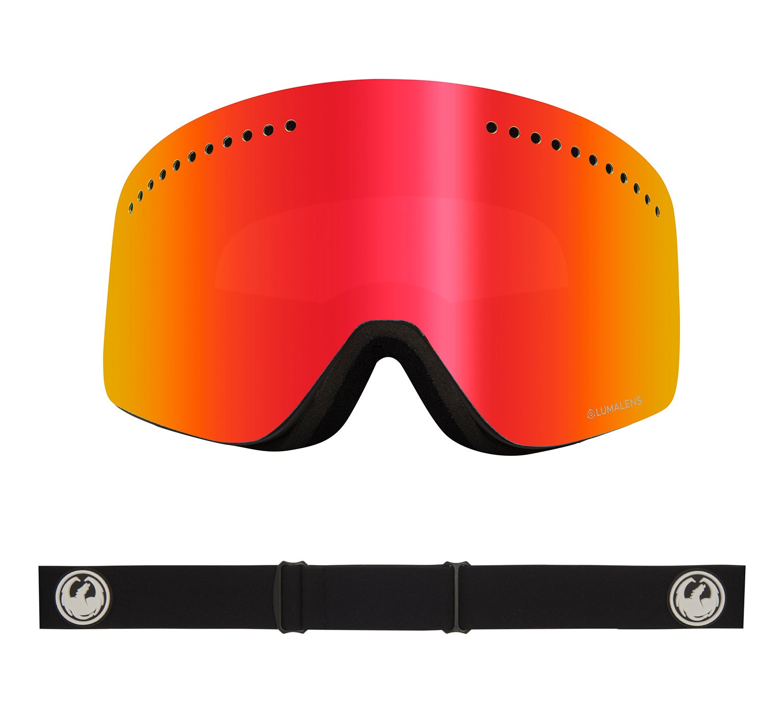 NFX - Black with Lumalens Red Ionized & Lumalens Rose Lens