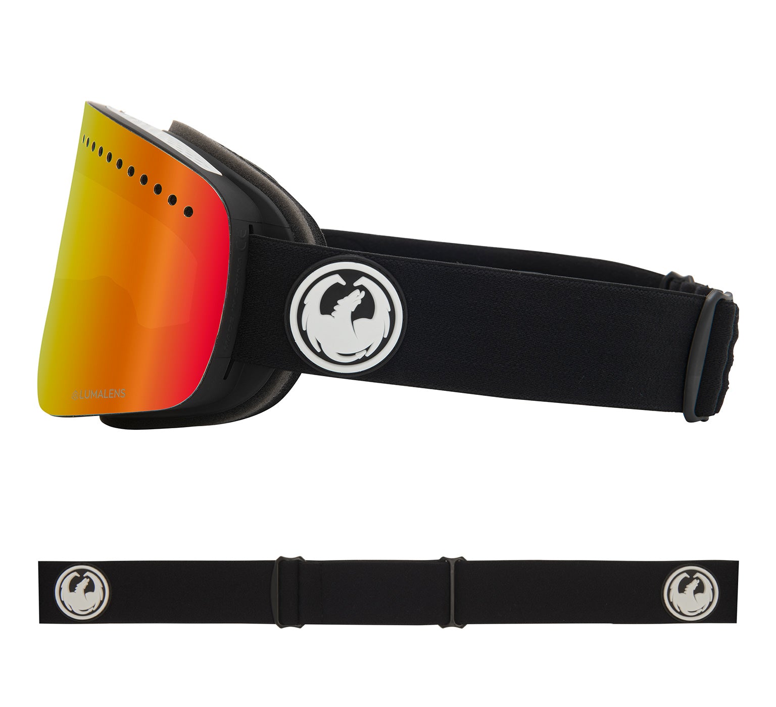 NFX - Black with Lumalens Red Ionized & Lumalens Rose Lens