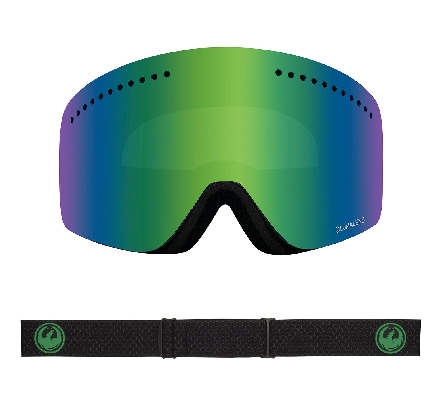 NFX - Split with Lumalens Green Ionized & Lumalens Amber Lens