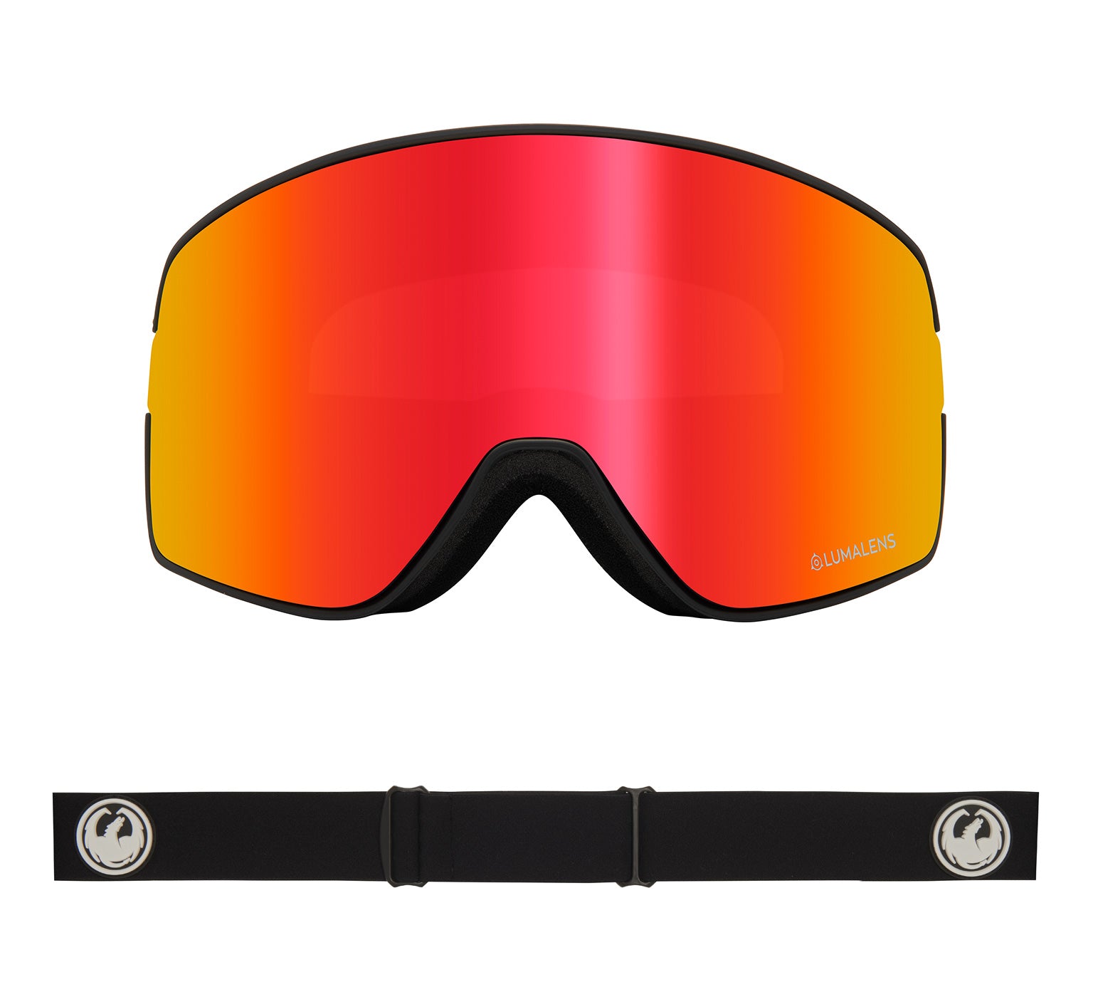 NFX2 - Black with Lumalens Red Ionized & Lumalens Rose Lens