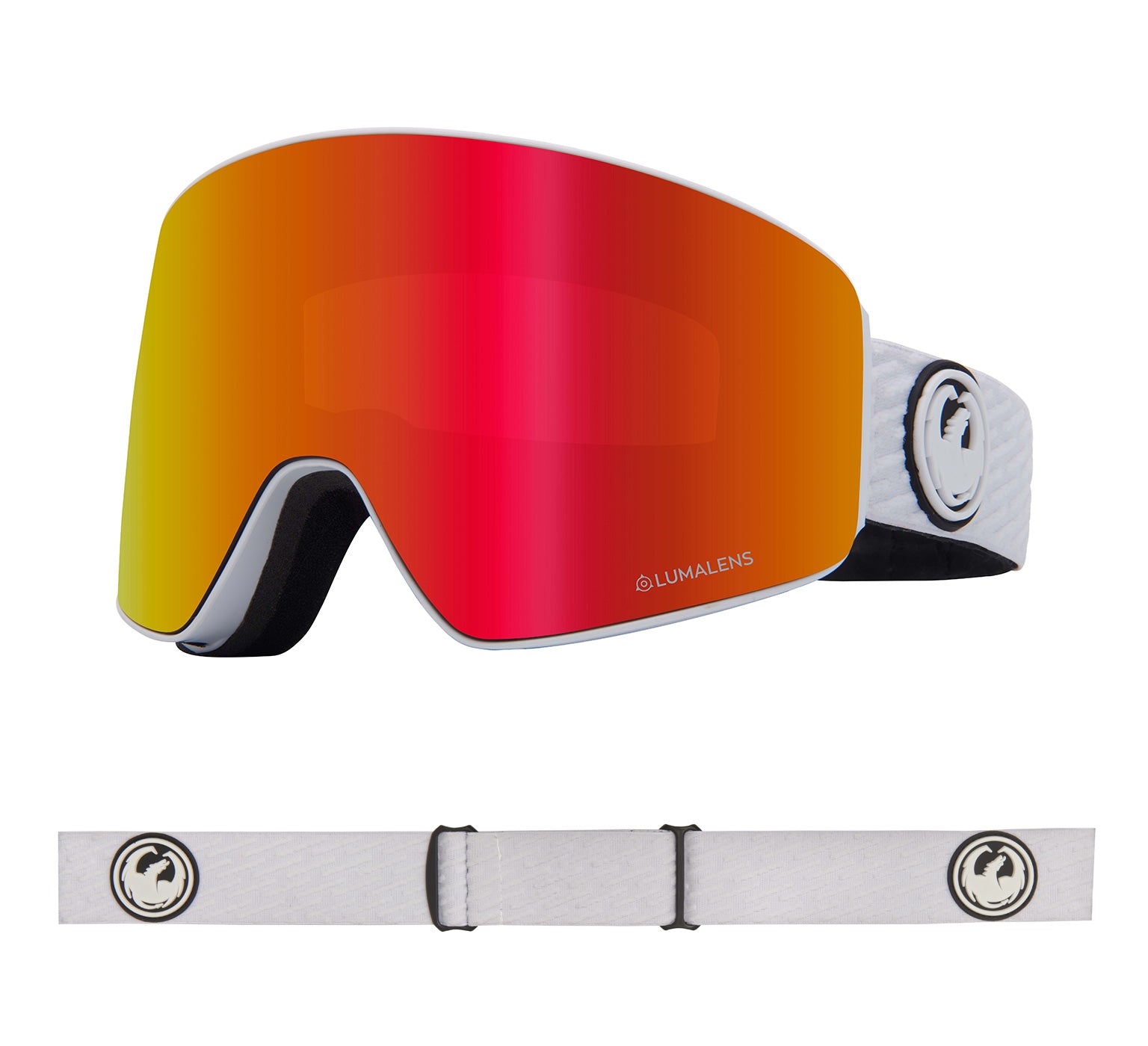 PXV - PK White with Lumalens Red Ionized & Lumalens Pink Ionized Lens