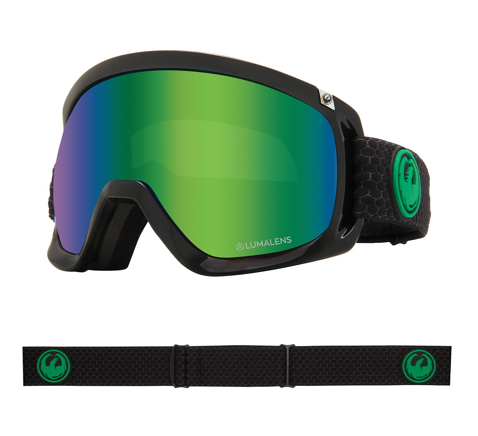 D3 OTG - Split with Lumalens Green Ionized & Lumalens Amber Lens