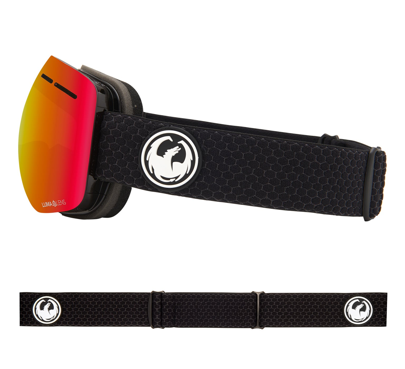 X1s - Split with Lumalens Red Ionized & Lumalens Light Rose Lens