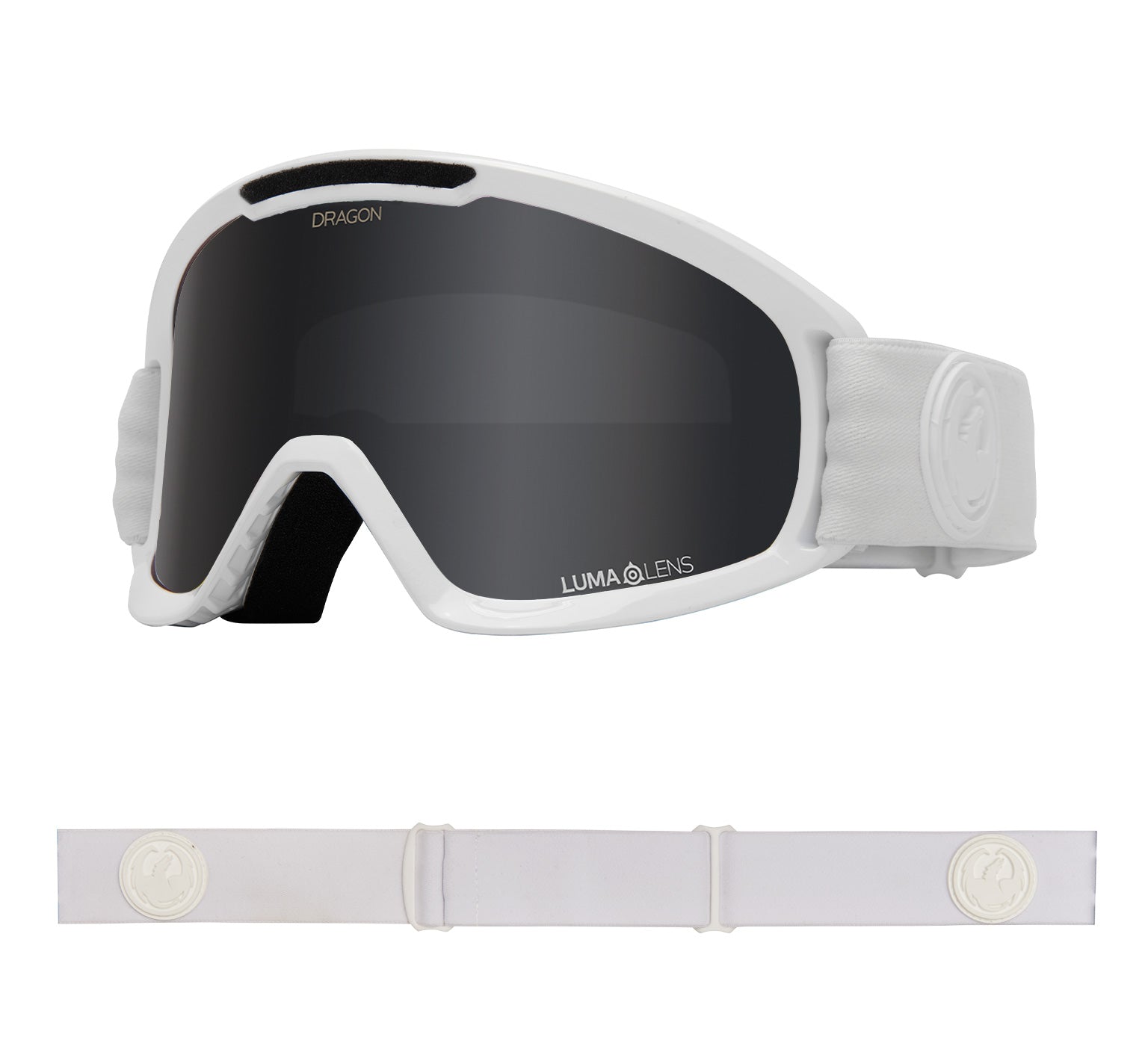 DX2 - Whiteout with Lumalens Dark Smoke & Lumalens Pink Ionized Lens