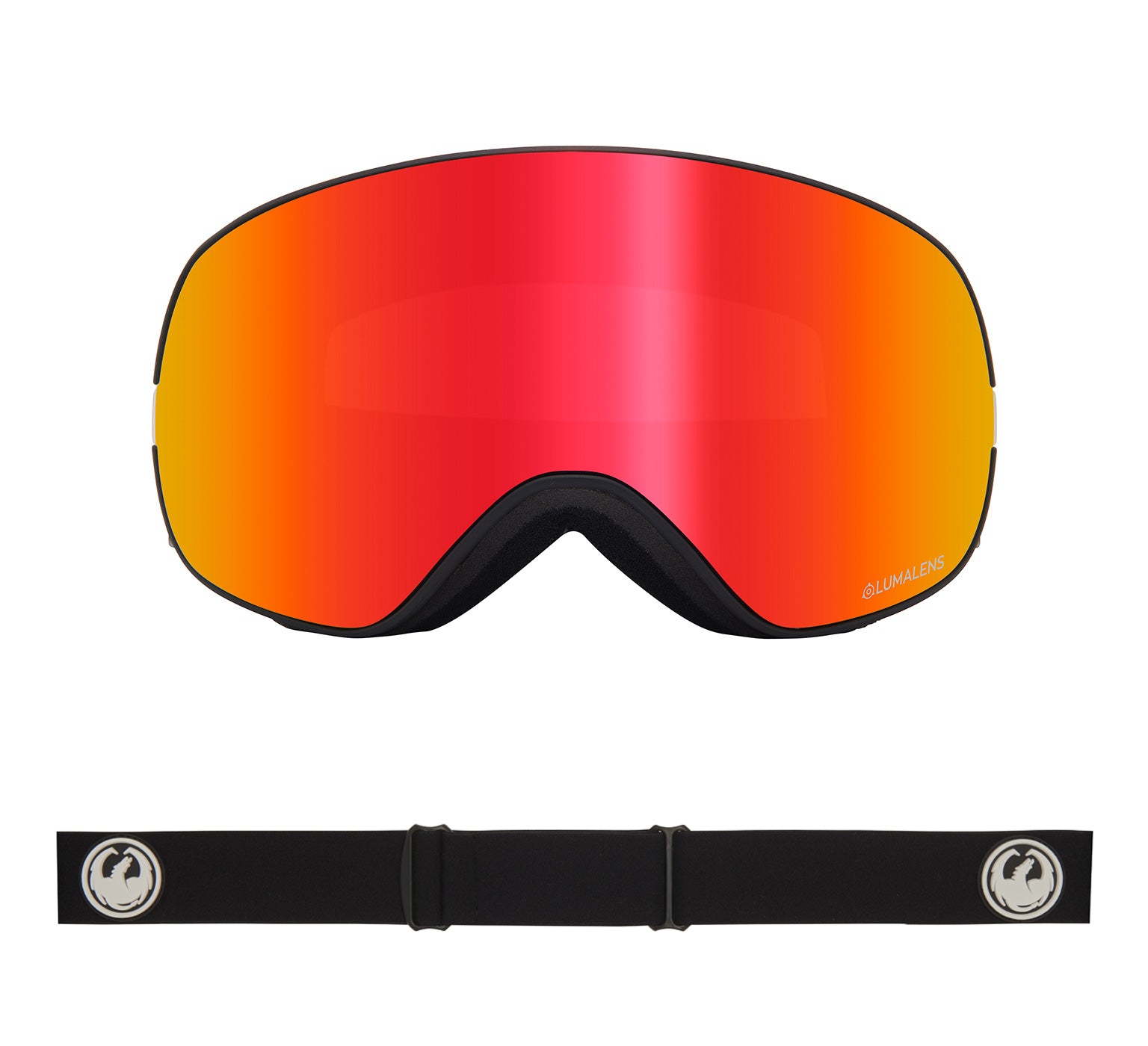 X2s - Black with Lumalens Red Ionized & Lumalens Rose Lens